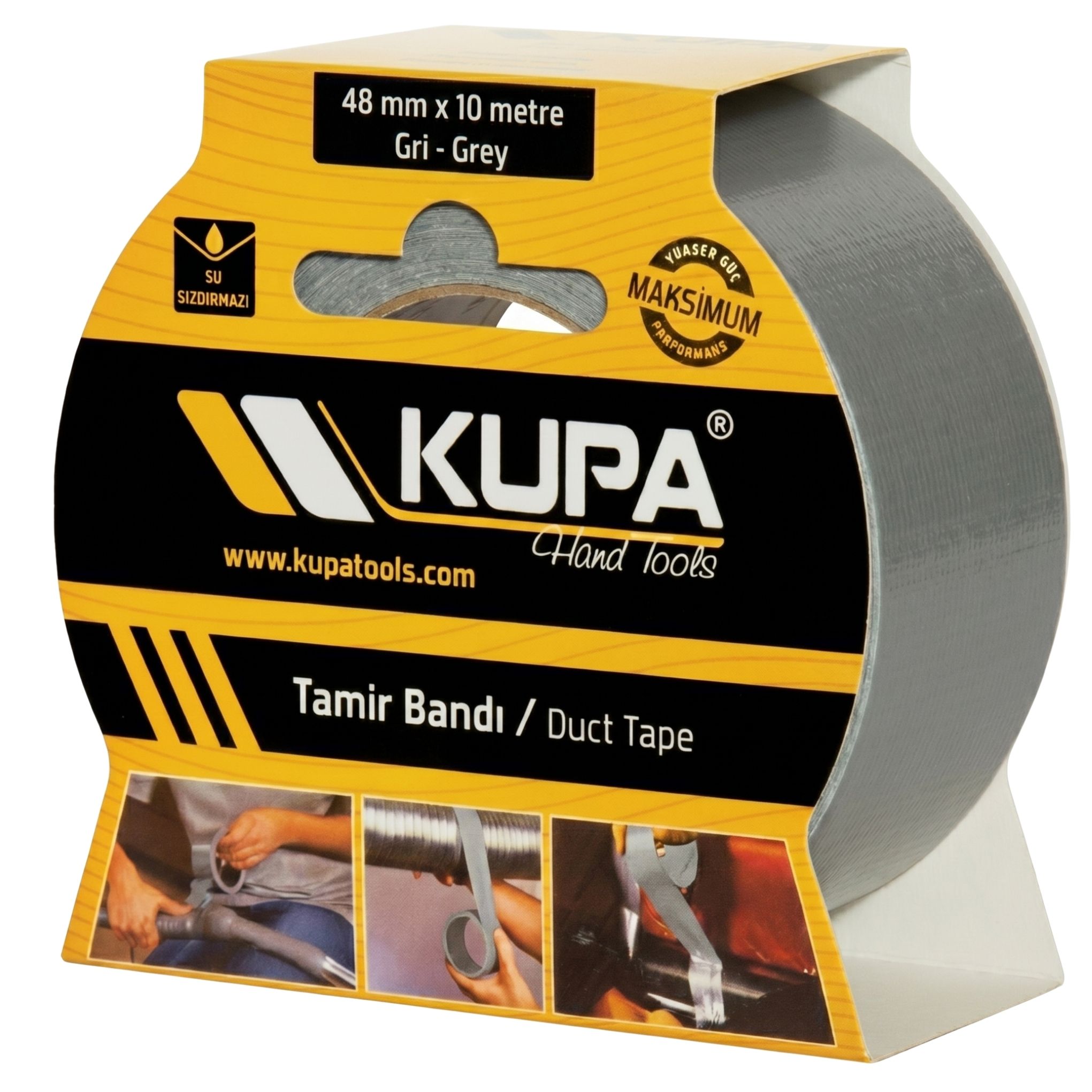 KUPA TAMİR BANDI GRİ 10MT
